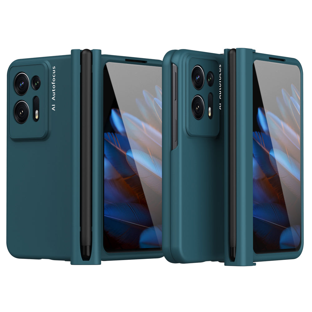 Tvrdé pouzdro na PC pro telefon Oppo Find N2 5G, kryt magnetického pantu s fólií z tvrzeného skla Tvrdé pouzdro na PC pro telefon Oppo Find N2 5G, kryt magnetického pantu s fólií z tvrzeného skla